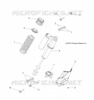 SUSPENSION ARRIERE SUPPORT AMORTISSEUR 