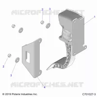 ENGINE, PEDALE D'ACCELERATEUR