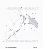 CHASSIS, PROTECTION D'EMBRAYAGE ASM. AND SHIELD