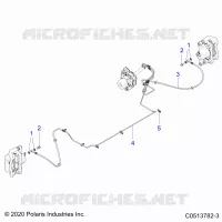 FREIN AVANT BRAKE LINE