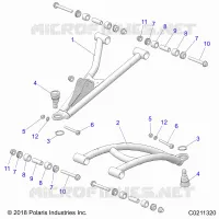 SUSPENSION AVANT A-ARMS