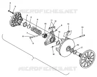 EMBRAYAGE DE TRANSMISSION 500 EFI 0963774 AND EUROPEAN 500 EFI E963774 (4936183618B014)
