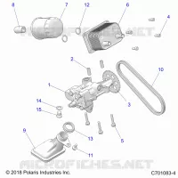 POMPE A HUILE AND OIL COOLER