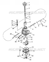 CARBURATEUR 700 RMK 0970966, 700 SKS 0970566, AND EUROPEAN 700 SKS E970566 (4938573857C010)