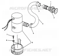 POMPE DE CALE SLTX B964590 and Intl. SLTX I964590 (4935783578B012)