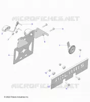 ELECTRICITE, HORN, AND LICENSE PLATE LIGHT
