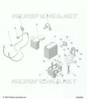 ELECTRICITE, E.S. BATTERY/BOX AND CABLES