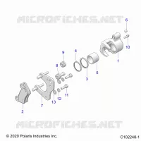 BRAKES, BRAKE ETRIER DE FREIN AVANT