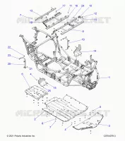 CHASSIS, MAIN FRAME AND SKID PLATES