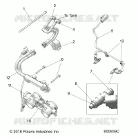 FUEL SYSTEM, RAIL, LINES AND CORPS DE PAPILON