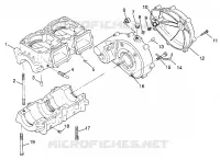 CARTERS MOTEUR SL 700 B974071, Intl. SL 700 I974071, SL 700 Deluxe B974072 and I (4940874087C004)