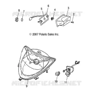 ELECTRICITE, HEADLIGHT AND TAILLIGHT