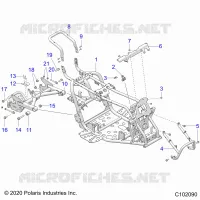 CHASSIS, CADRE ASM AND SWINGARM