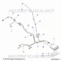 BODY, CARBURANT LINES, EVAP
