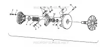EMBRAYAGE DE TRANSMISSION ASSEMBLY SPORT 400L W958540 (4930133013B011)