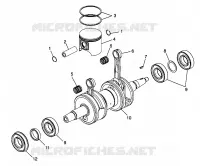 PISTON ET VILEBREQUIN 600 RMK 0980958 AND EUROPEAN 600 RMK E980958 (4944634463C009)
