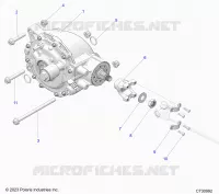 SYSTÃˆME DE TRANSMISSION, REAR GEARCASE MOUNTING
