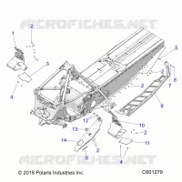 CHASSIS, PROTECTION D'EMBRAYAGE/FOOTRESTS/RUNNING BOARDS