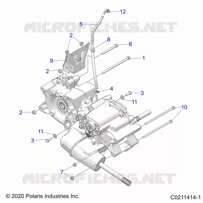 SYSTÃˆME DE TRANSMISSION, MAIN GEARCASE MOUNTING