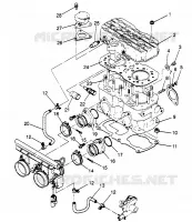 CYLINDRE 500 EFI SKS 0962574, 500 EFI RMK 0962974, AND EUROPEAN 500 EFI SKS (4931983198C009)