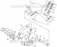 ECHAPPEMENT SL 900 B964291 and  Intl. SL 900 I964291 (4935583558B005)