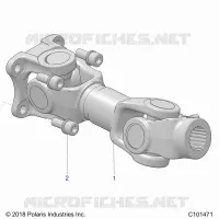 DRIVE TRAIN, PROP ARBRE DE TRANSMISSION ARRIERE