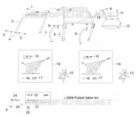CHASSIS, CAB CADRE AND FILETS LATERAUX