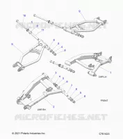 SUSPENSION ARRIERE CONTROL ARMS