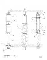 SUSPENSION, AMORTISSEUR IFS