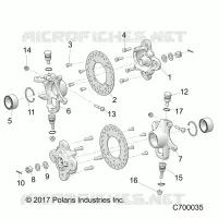 SUSPENSION AVANT HUB