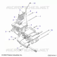 SYSTÃˆME DE TRANSMISSION, MAIN GEARCASE MOUNTING