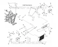 FRONT SUPPORT PARE CHOCS /HEADLIGHT/FRONT TURN SIGNALS
