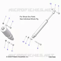 SUSPENSION ARRIERE SHOCKS MNTG.