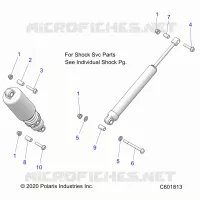 SUSPENSION ARRIERE SHOCKS MNTG.
