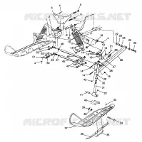 SUSPENSION AVANT AND SKI ULTRA TOURING 0975378 AND EUROPEAN ULTRA TOURING E (4938133813B006)