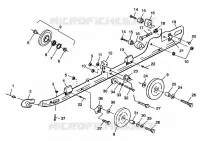 FIXATION RAIL (SUSPENSION) 600 XC 0981758 (4944194419B011)