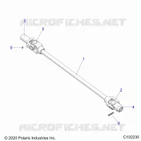 SYSTÃˆME DE TRANSMISSION, FRONT PROP SHAFT
