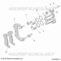 BRAKES, ETRIER DE FREIN ARRIERE