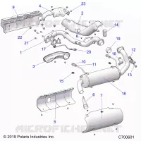 ENGINE, ECHAPPEMENT