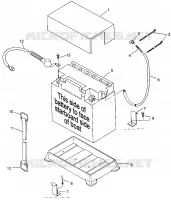 SUPPORT BATTERIE HURRICANE B964466 and Intl. HURRICANE I964466 (4935733573B005)