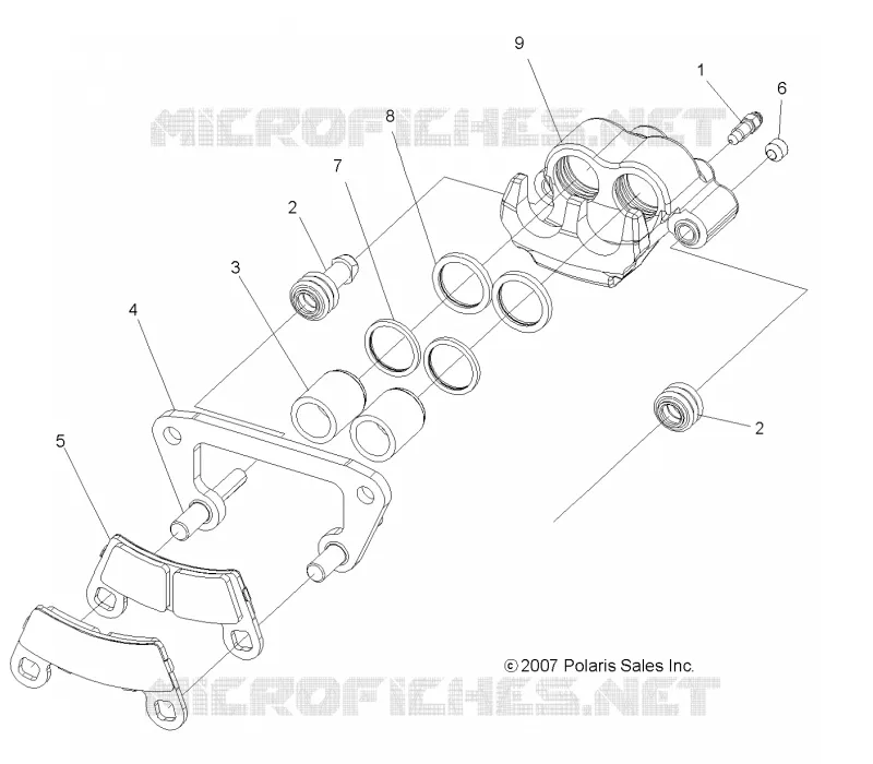 FREIN AVANT CALIPER