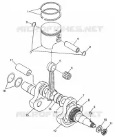VILEBREQUIN AND PISTON (300) XPRESS 300 W97CA28C (4939603960D007)