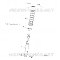 SUSPENSION, AMORTISSEUR AVANT