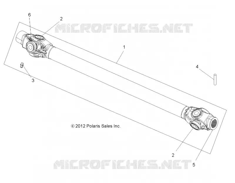 DRIVE TRAIN, ARBRE DE TRANSMISSION, FRONT