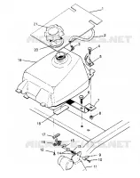 RESERVOIR A CARBURANT 6x6 400L W948740 (4926802680A012)