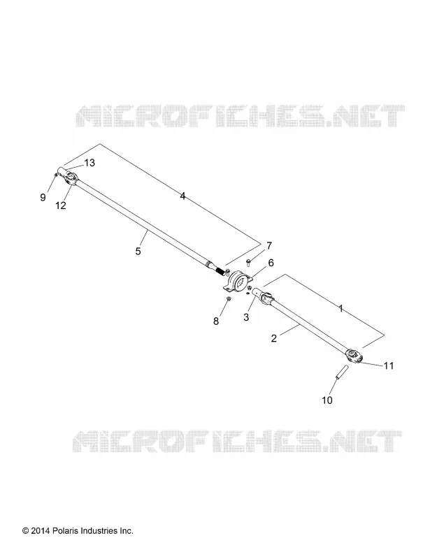 SYSTÃˆME DE TRANSMISSION, FRONT AND REAR PROP SHAFT