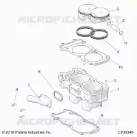 CYLINDRE AND PISTON