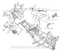 HABITACLE ARRIERE 250 6x6 / W928727 (4922842284002A)