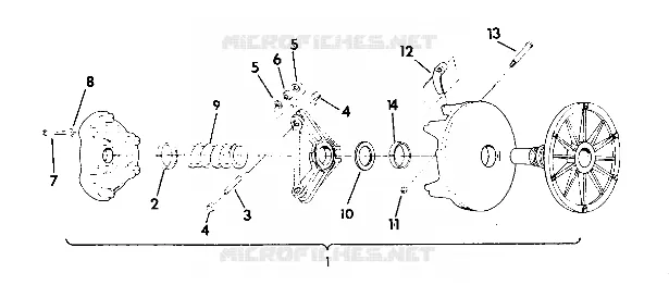EMBRAYAGE DE TRANSMISSION INDY LITE (4919311931019B)