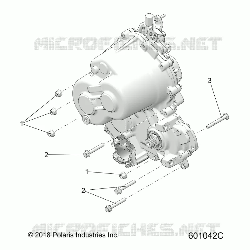 SYSTÃˆME DE TRANSMISSION, GEARCASE MOUNTING